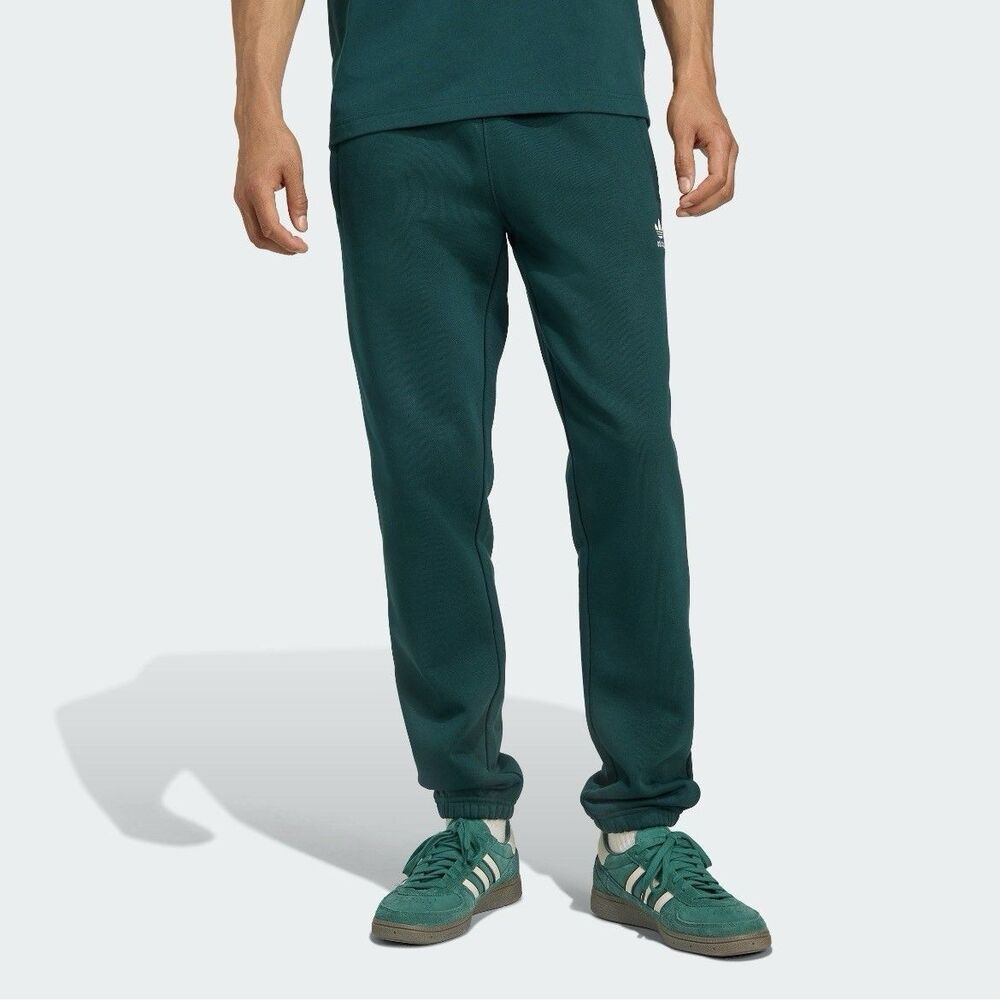 adidas Men’s  Trefoil Essentials Pants Size Large Aurora Ivy - New With Tags